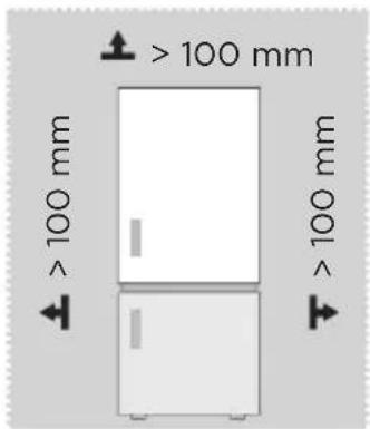 MIDEA MDRU385MTE46 - Abmessungen und Abstände - 1
