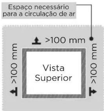 MIDEA MDRU385MTE46 - Dimensões e espaços - 2