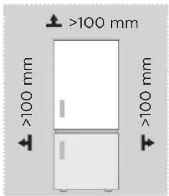 MIDEA MDRU385MTE46 - Dimensões e espaços - 1