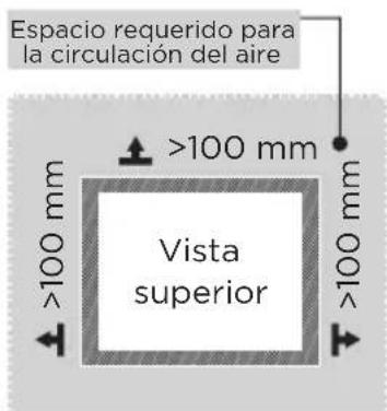 MIDEA MDRU385MTE46 - Dimensiones y espacios libres - 2