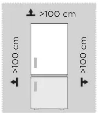 MIDEA MDRU385MTE46 - Dimensioni e spazi - 1