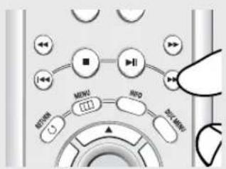 Diagram of a media player control interface with labeled buttons and playback controls