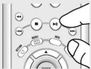 Diagram showing a hand interacting with a device control panel, labeled with icons for settings, navigation, and media control.