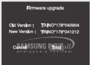 Firmware upgrade Old Version : TRINO*178*040904 New Version : TRINO*178*041212 Cancer Total everyone's invited_