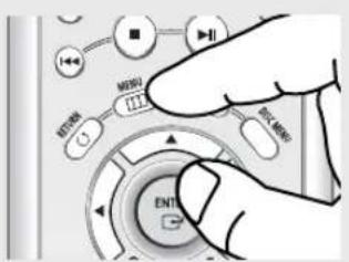 Hand interacting with a device control panel showing buttons and labels like 'AUTO', 'INT', and 'OFF'