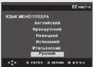 ЯЗЫК МЕНЮ ПЛЕЕРА Английский Французский Немецкий Испанский Итальянский Русский
