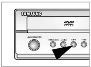 SAMSUNG DVD-V8050K - Запись с DVD на видеомагнитофон (VCR) - 1