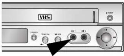 SAMSUNG DVD-V8000K - Подсоединение микрофона - 1