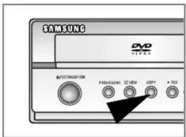 SAMSUNG DVD-V8000K - Запись с DVD на видеомагнитофон (VCR) - 1