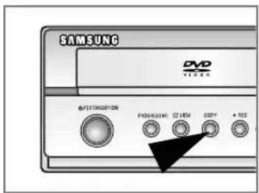 SAMSUNG DVD-V8500K - Запись с DVD на видеомагнитофон (VCR) - 1