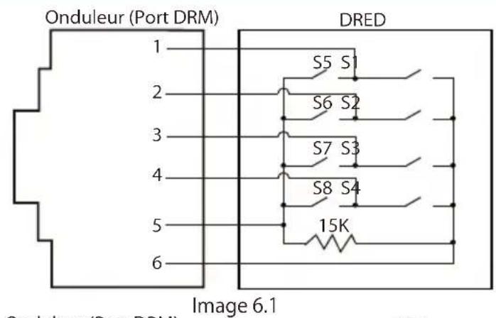 Deye SUN-50K-G04 - Schéma de câblage DRM (RCR) (optionnel) - 2