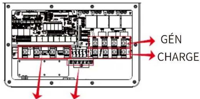 Deye SUN-5K-SG01HP3-EU-AM2 - Veuillez suivre les étapes ci-dessous pour effectuer la connexion du réseau, de la charge et du port Gen: - 2