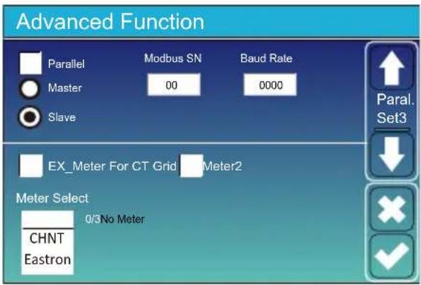 Deye SUN-5K-SG01HP3-EU-AM2 - Menu de Configuration des Fonctions Avancées - 3