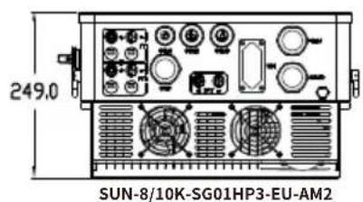 Deye SUN-5K-SG01HP3-EU-AM2 - Taille du produit - 3