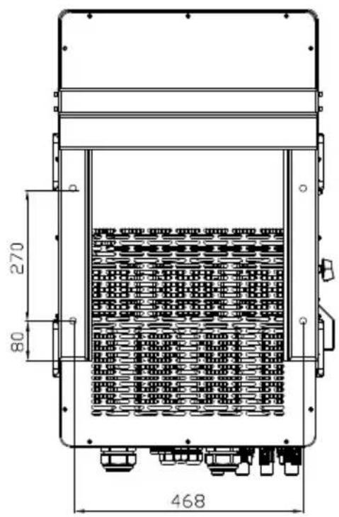 Deye SUN-35K-SG01HP3-EU-BM3 - Taille du produit - 3
