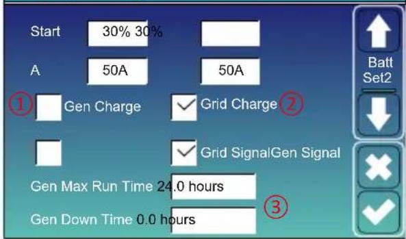 Deye SUN-35K-SG01HP3-EU-BM3 - Battery Setting - 1