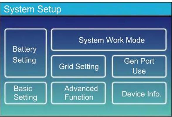 Deye SUN-35K-SG01HP3-EU-BM3 - Menu Configuration du Système - 1