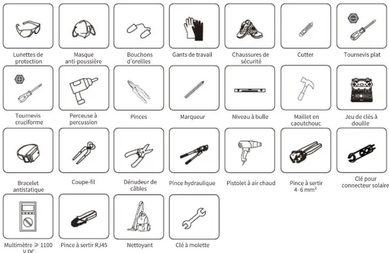 Deye SUN-18K-G05 - Outils d'installation - 1