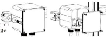 Deye SUN-M60G4-EU-Q0 - Étape 1. Installer le boîtier de dérivation du circuit de dérivation AC - 1