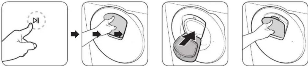 SAMSUNG WD9XDG6B85BK - Hublot AddWash (modèles applicables uniquement) - 1