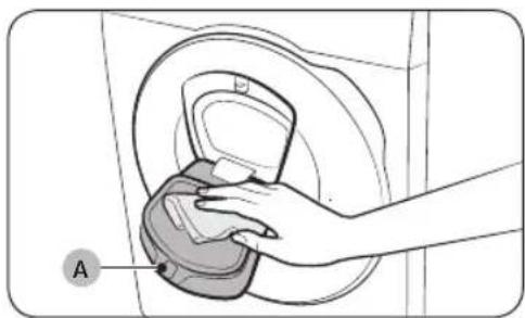 SAMSUNG WD9XDG6B85BK - AddWash-deur (alleen bepaalde modellen) - 1