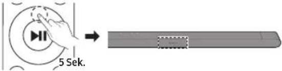 SAMSUNG HW-S810GD - Falls der Subwoofer nicht automatisch eine Verbindung herstellt - 3