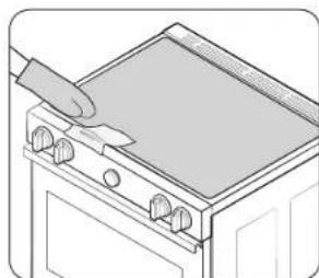 SAMSUNG NSE6DB870012 - Limpieza del sello de la placà de cocción - 1
