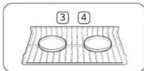 SAMSUNG NSE6DB870012 - Rack and Pan placement - 1