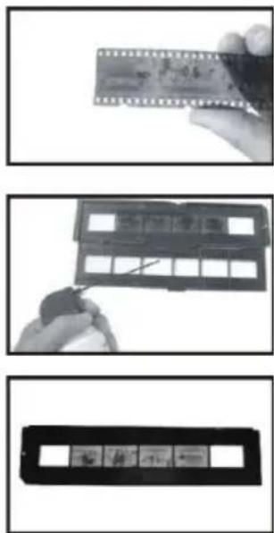 Reflecta x44-Scan - Loading film strips - 1