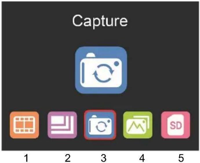 Reflecta x44-Scan - Main menu settings - 1