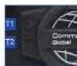 Steiner Commander Global 7x50 - The compass function buttons: - 1