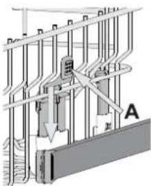 WHIRLPOOL WIO 3T133 PFE - ADJUSTING THE HEIGHT OF THE UPPER RACK - 1