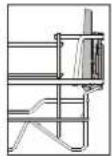 WHIRLPOOL WIO 3T133 PFE - FOLDABLE FLAPS WITH ADJUSTABLE POSITION - 1
