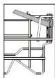 WHIRLPOOL WIO 3T133 PFE - FOLDABLE FLAPS WITH ADJUSTABLE POSITION - 3