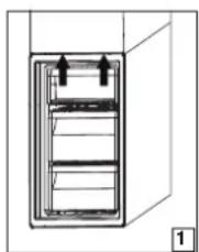 WHIRLPOOL WNFD 821 E W - Vyjímání úložného boxu mrazničky - 1