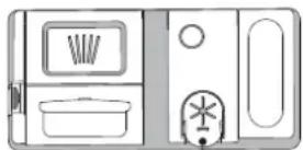 WHIRLPOOL WSIO 3O34 PFE X - UMPLEREA DOZATORULUI PENTRU AGENT DE CLĂTIRE - 1