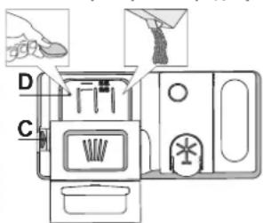 WHIRLPOOL WSIO 3O34 PFE X - FILLING THE DETERGENT DISPENSER - 1