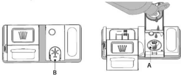 WHIRLPOOL WSIO 3O34 PFE X - KLARSPÜLERSPENDER AUFFÜLLEN - 1