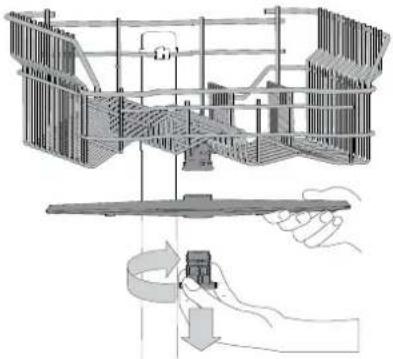 WHIRLPOOL WSIO 3O34 PFE X - CLEANING THE SPRAY ARMS - 1
