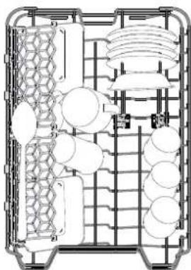WHIRLPOOL WSIO 3O34 PFE X - CESTO SUPERIOR - 1