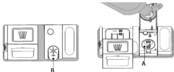 WHIRLPOOL WSIO 3O34 PFE X - HET GLANSSPOELMIDDELRESERVOIR BIJVULLEN - 1