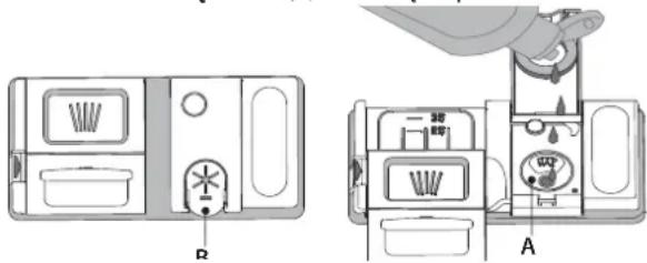 WHIRLPOOL WSIO 3O34 PFE X - NAPEŁNIANIE DOZOWNIKA PŁYNU NABŁYSZCZAJĄCEGO - 1