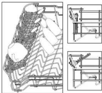 WHIRLPOOL WSIO 3O34 PFE X - ABAS DOBRÁVEIS COM POSIÇÃO AJUSTÁVEL - 1