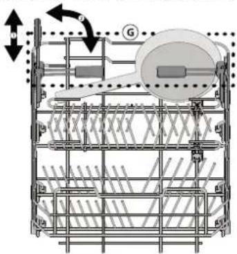 WHIRLPOOL WSIO 3O34 PFE X - A FELSŐ KOSÁR MAGASSÁGÁNAK BEÁLLÍTÁSA - 4