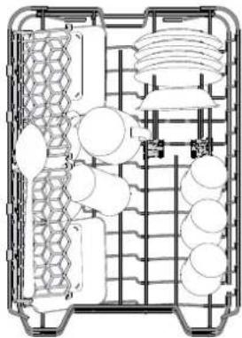 WHIRLPOOL WSIO 3O34 PFE X - BOVENSTE REK - 1