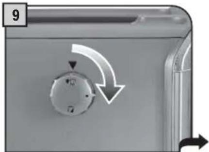 GAGGIA Platinum Vogue RI8174 - STARTING THE MACHINE - MISE EN MARCHE DE LA MACHINE - 9