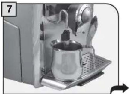 GAGGIA Platinum Vogue RI8174 - STARTING THE MACHINE - MISE EN MARCHE DE LA MACHINE - 7