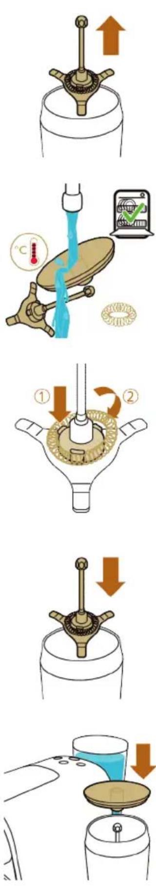 L'or Barista LM8018 - Rengöra mjölkskummaren - 3