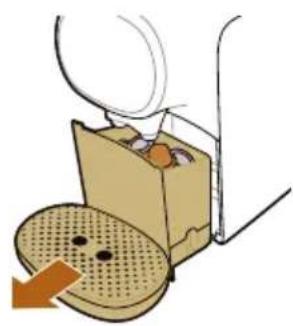 L'or Barista LM9012 - De opvangbak voor gebruikte capsules en de restwaterbak reinigen - 1