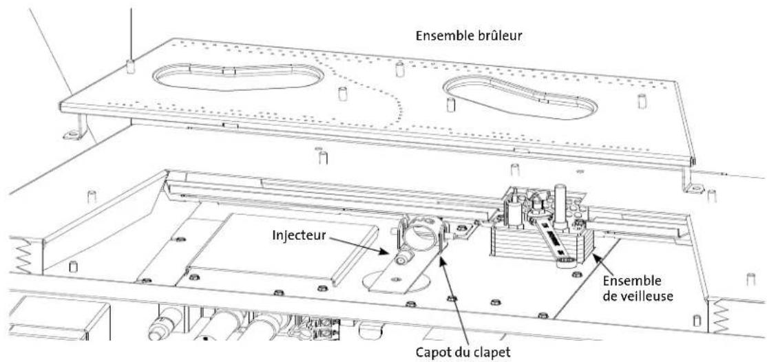 Jøtul GI 645 DV Astrid - RÉINSTALLEZ L'ENSEMBLE BRÛLEUR. - 2
